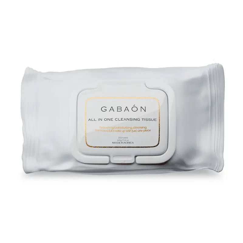 Lenço Demaquilante Gabaón Coreano Cleansing-Tissue